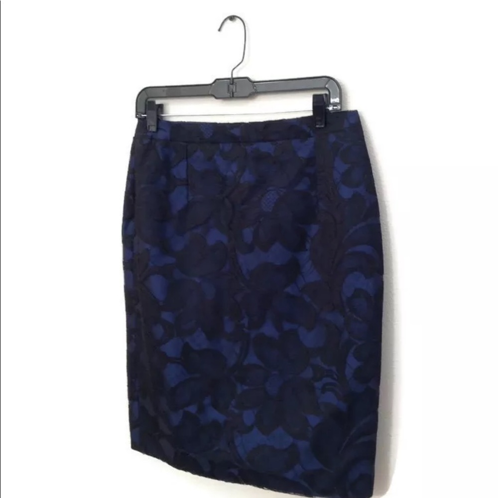 Andrew GN Skirt Pencil Lace Floral